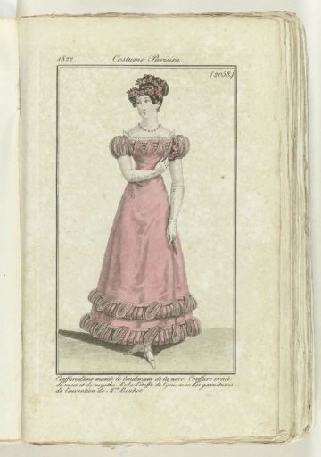 Journal des Dames et des Modes 1822, Costume Parisien (2058)