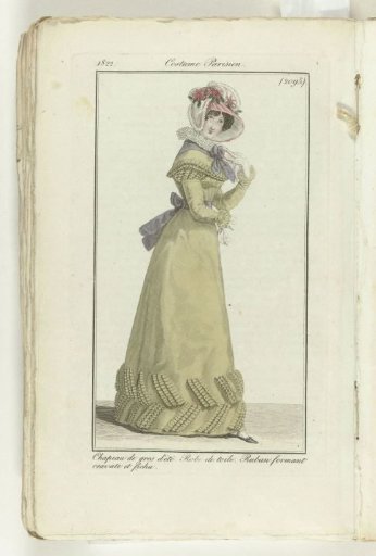 Journal des Dames et des Modes 1822, Parisian Costume (2095)