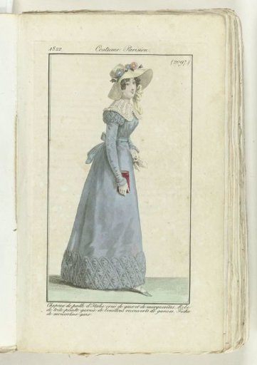 Journal des Dames et des Modes 1822, Parisian Costume (2097)