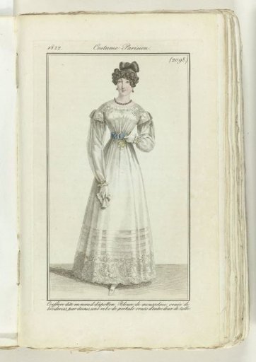 Journal des Dames et des Modes 1822, Parisian Costume (2098)
