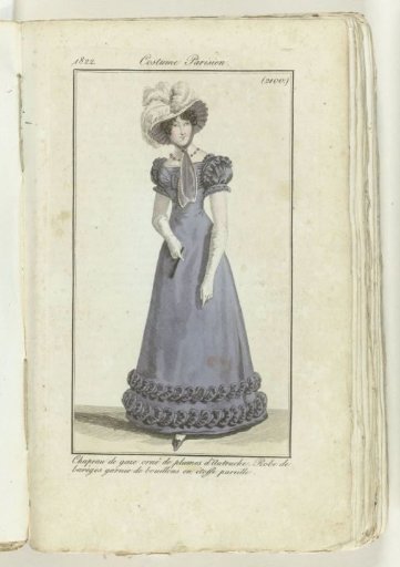 Journal des Dames et des Modes 1822, Parisian Costume (2100)