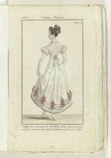 Journal des Dames et des Modes 1823, Parisian Costume (2127)