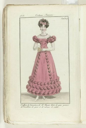 Journal des Dames et des Modes 1823, Parisian Costume (2130)