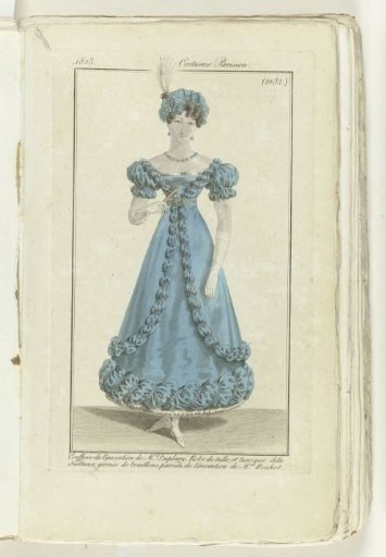 Journal des Dames et des Modes 1823, Parisian Costume (2132)