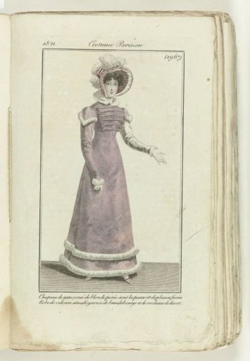 Journal des Dames et des Modes 1821, Costume Parisien (1967)