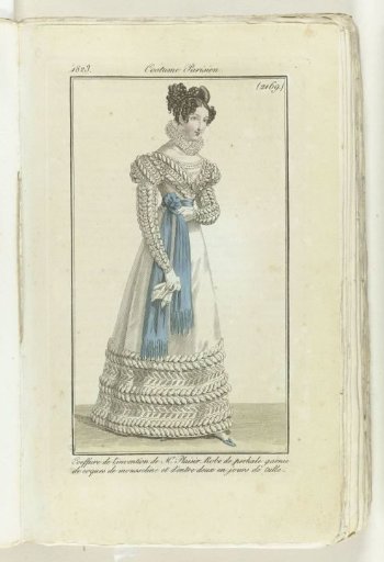 Journal des Dames et des Modes 1823, Parisian Costume (2169)