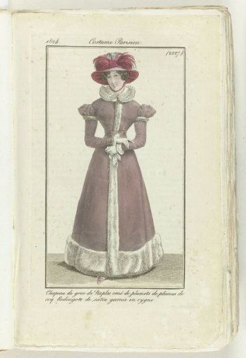 Journal des Dames et des Modes 1824, Parisian Costume (2227)