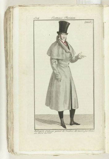 Journal des Dames et des Modes 1824, Parisian Costume (2228)