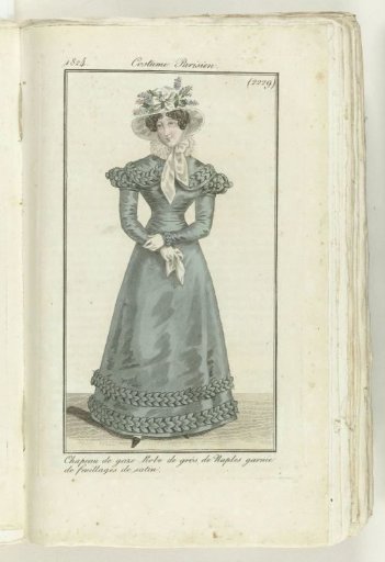 Journal des Dames et des Modes 1824, Parisian Costume (2229)