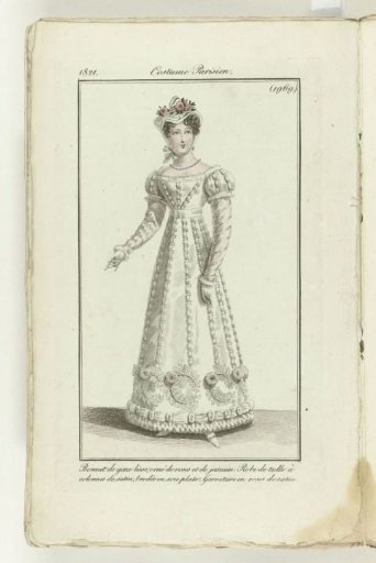 Journal des Dames et des Modes 1821, Costume Parisien (1969)