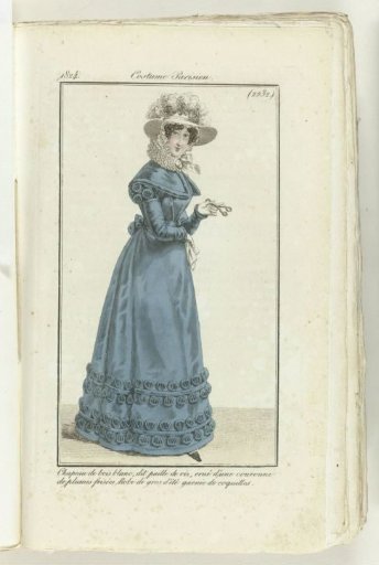 Journal des Dames et des Modes 1824, Parisian Costume (2232)