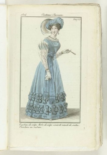 Journal des Dames et des Modes 1824, Parisian Costume (2275)