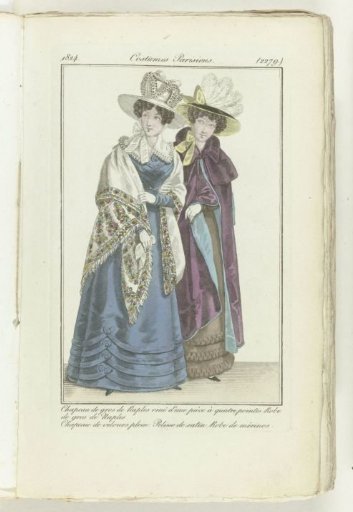 Journal des Dames et des Modes 1824, Parisian Costume (2279)