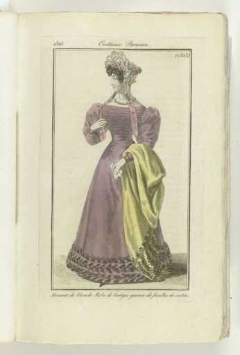 Journal des Dames et des Modes 1825, Parisian Costume (2352)