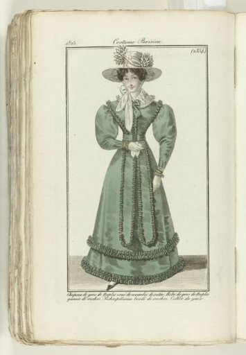 Journal des Dames et des Modes 1825, Parisian Costume (2354)