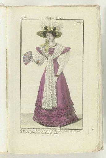 Journal des Dames et des Modes 1825, Parisian Costume (2356)