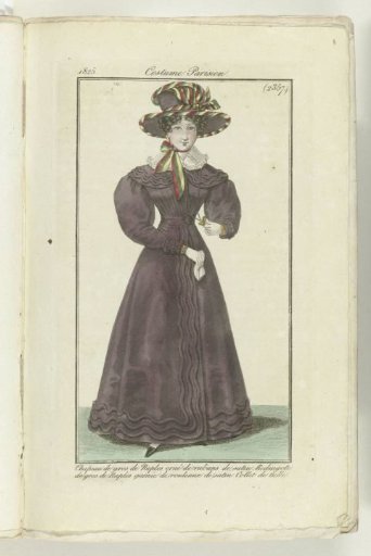 Journal des Dames et des Modes 1825, Parisian Costume (2357)