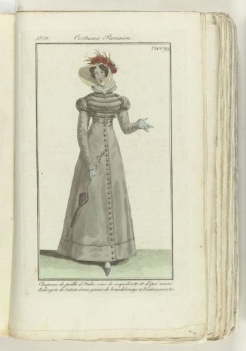 Journal des Dames et des Modes 1821, Costume Parisien (2009)