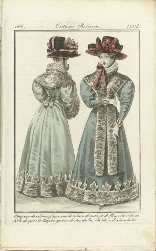 Journal des dames et des modes, Costume Parisien 1826 (2374)