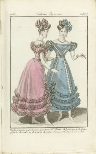 Journal des Dames et des Modes 1826, Parisian Costumes (2425)