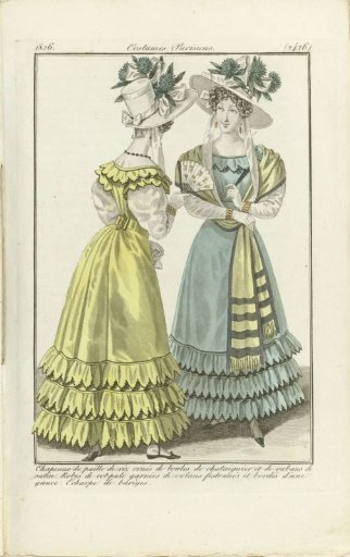 Journal des Dames et des Modes 1826, Parisian Costumes (2426)