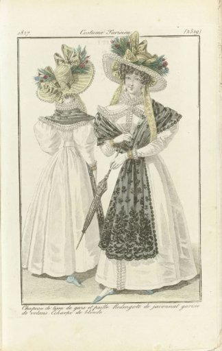Journal des Dames et des Modes 1827, Parisian Costume (2529)
