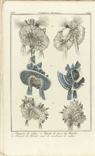 Journal des Dames et des Modes 1828, Parisian Costumes (2619)