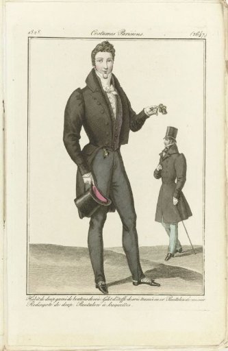 Journal des Dames et des Modes 1828, Parisian Costumes (2647)