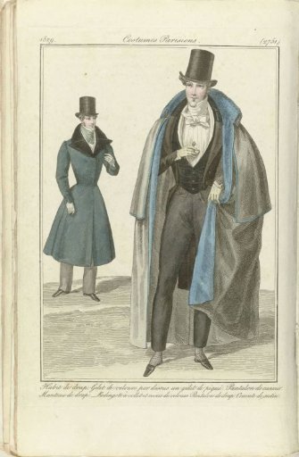 Journal des Dames et des Modes 1829, Parisian Costumes (2751)