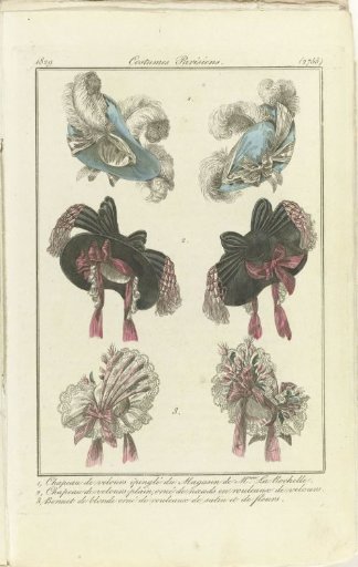 Journal des Dames et des Modes 1829, Parisian Costumes (2755)