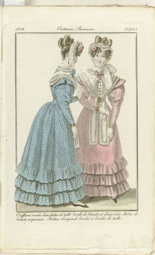 Journal des Dames et des Modes 1826, Parisian Costumes (2420)