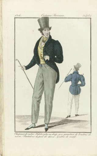 Journal des Dames et des Modes 1826, Parisian Costumes (2423)