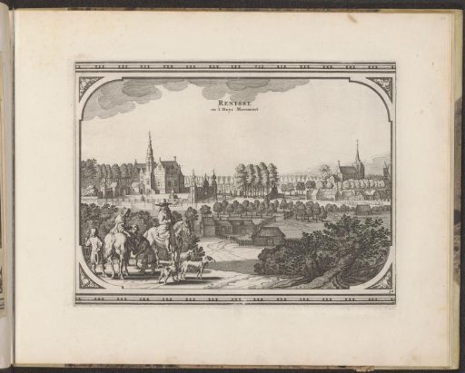 View of Moermond Castle and the village of Renesse