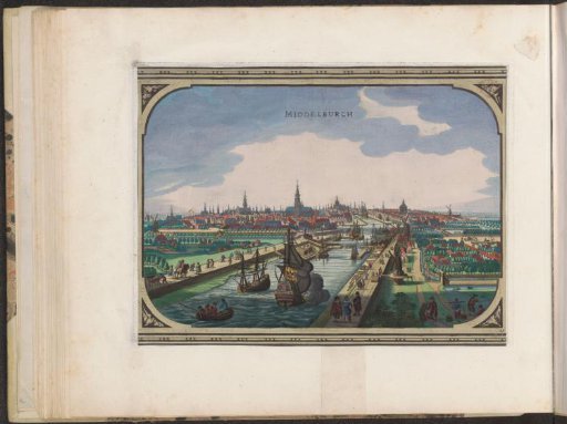 View of Middelburg, from the canal