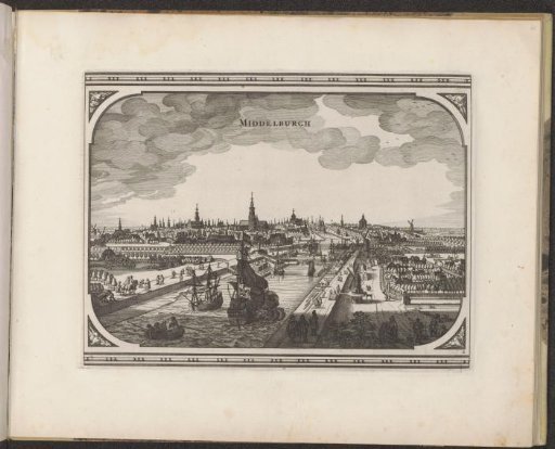 View of Middelburg, from the canal