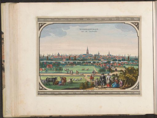 View of Middelburg, from the land side