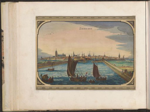 View of Zierikzee, from the Oosterschelde