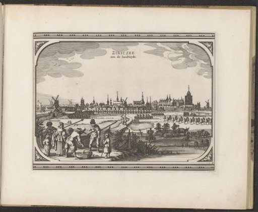 View of Zierikzee, from the land side