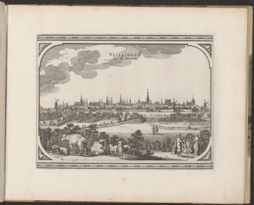 View of Vlissingen, from the landward side
