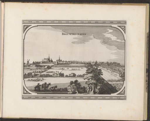 View of Brouwershaven