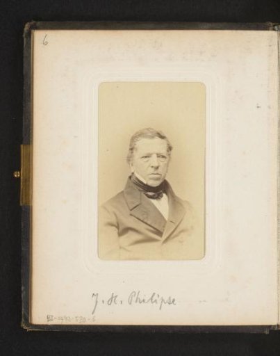 Portrait of Jacobus Hermannus Philipse, professor in the Faculty of Law at the University of Groningen