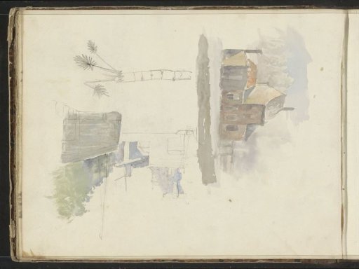 City Views with a Drawbridge over a Canal