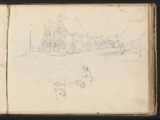Village by the Water and Figures