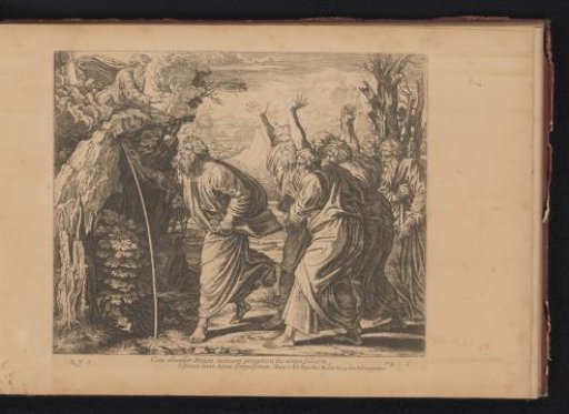 Moses Striking Water from the Rock