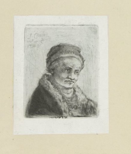 Adult man with a fur collar