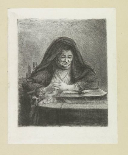 Reading woman