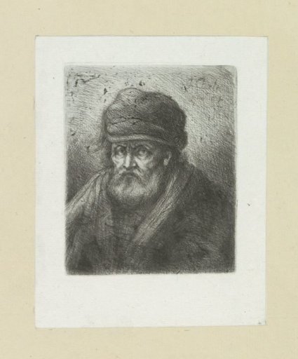 Old man with beard and cap