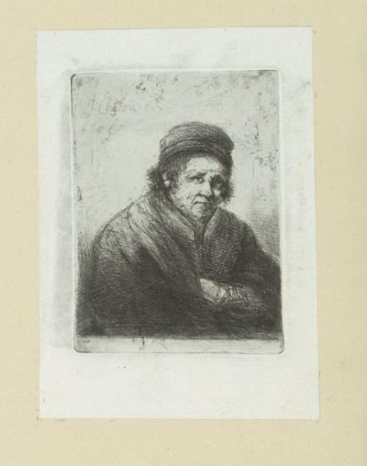 Adult man, facing right
