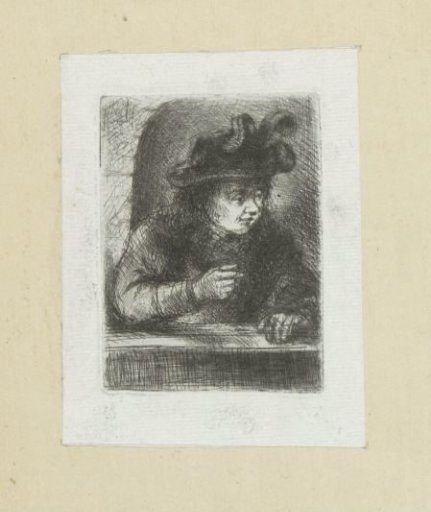 Man at a balustrade