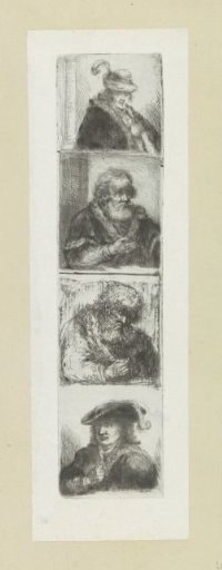 Four male portraits